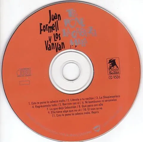 Juan Formell y Los Van Van Te Pone La Cabeza Mala CD rimasterizzato