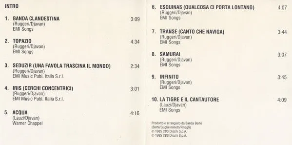 Loredana Bertè Carioca cd album ristampa brasiliana