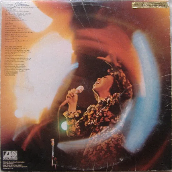Roberta Flack Killing Me Softly LP vinile soul gatefold