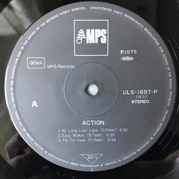 Oscar Peterson Action vinile LP ristampa Giappone