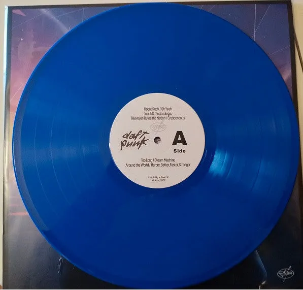 Daft Punk Wireless Festival 2007 LP blu non ufficiale