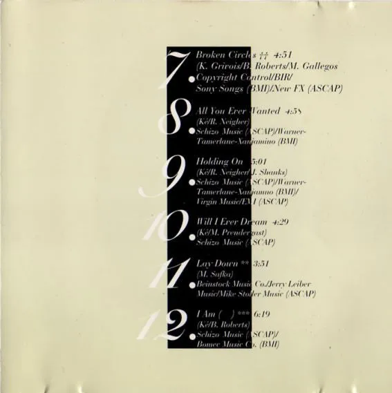 Ké I Am CD album 1996 europop ballad