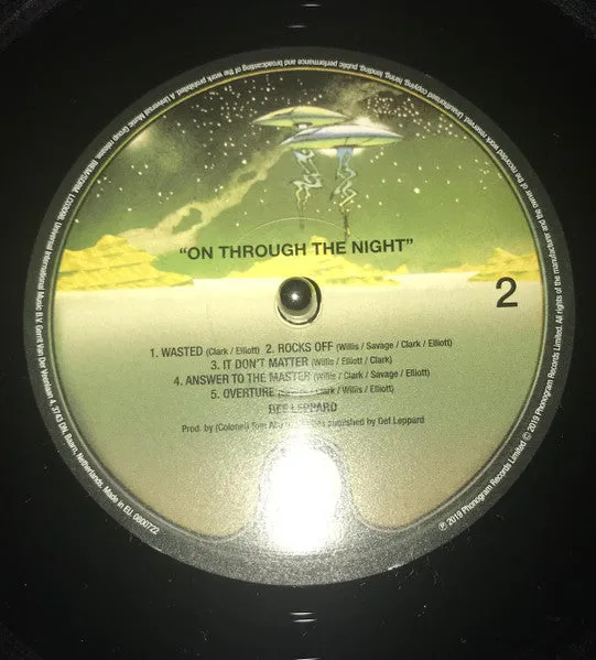 Def Leppard On Through The Night vinile LP rimasterizzato mint