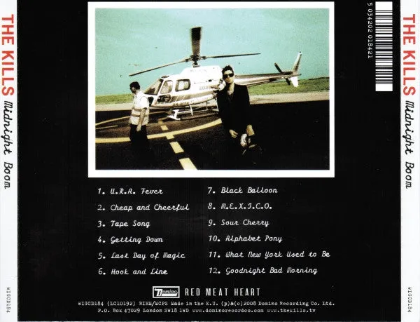 The Kills Midnight Boom CD mint Domino
