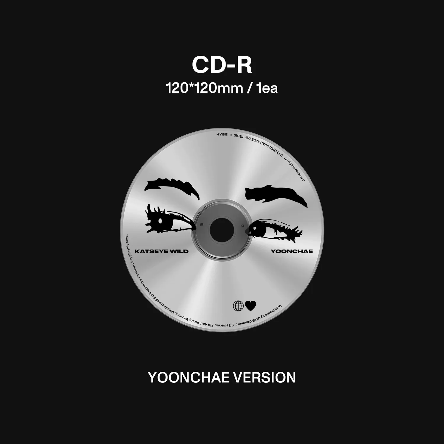 KATSEYE WILD CD EP versione Yoonchae photocard