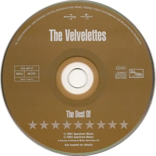 The Velvelettes The Best Of CD compilation soul