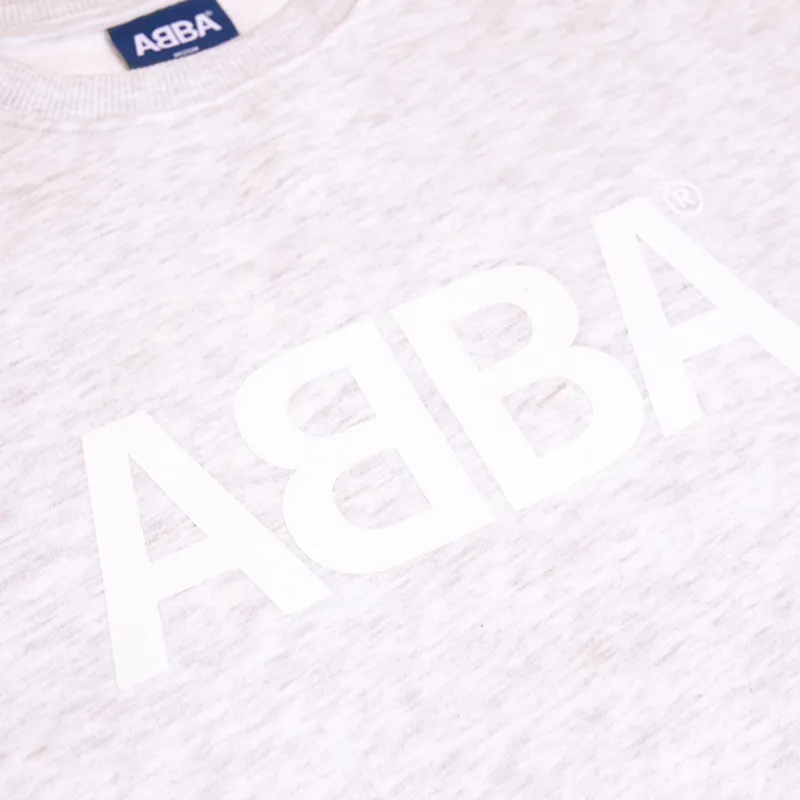 ABBA felpa grigia logo sweatshirt heather grey