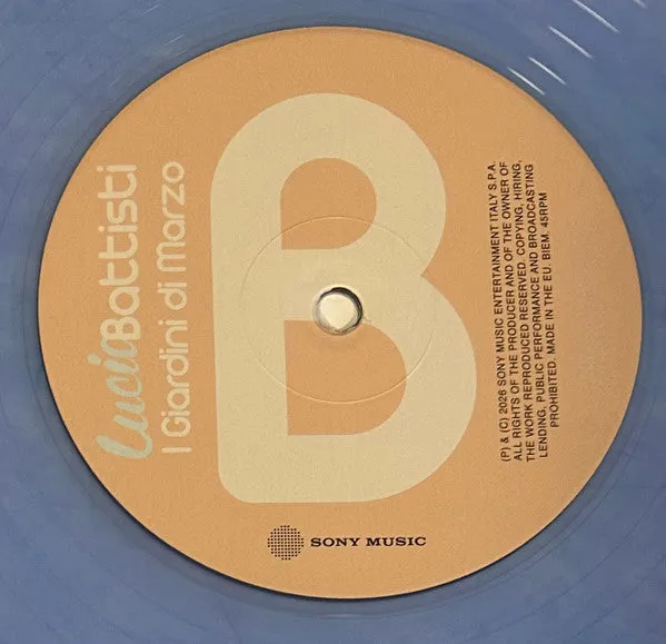Lucio Dalla e Battisti L'Alba di Lucio vinile 12 blu numerato