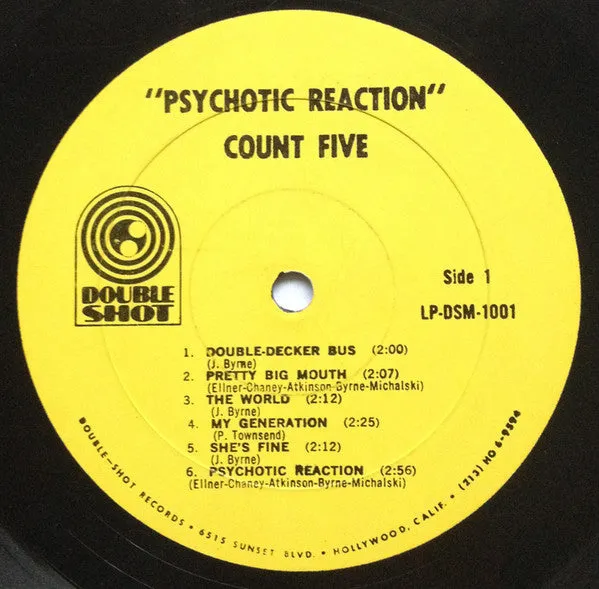 Count Five Psychotic Reaction LP mono 1966 USA