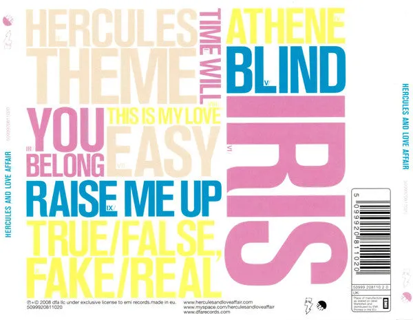 Hercules & Love Affair Hercules and Love Affair CD usato VG+ house