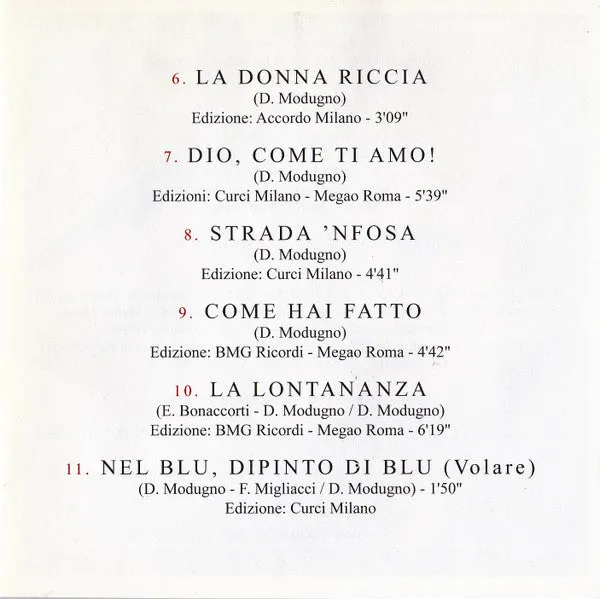 Mina Sconcerto CD album 2001 usato VG+