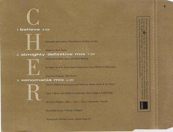 Cher Believe CD singolo CD1 usato euro house