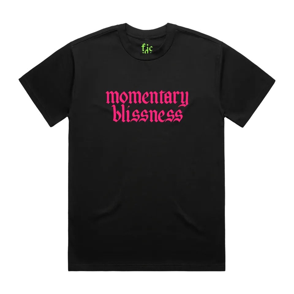 Fontaines D.C. Momentary Blissness maglietta nera lyric