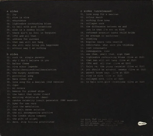 mclusky mcluskyism Box 3CD limited O-Card usato