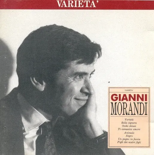Gianni Morandi Varietà CD album pop rock 1989