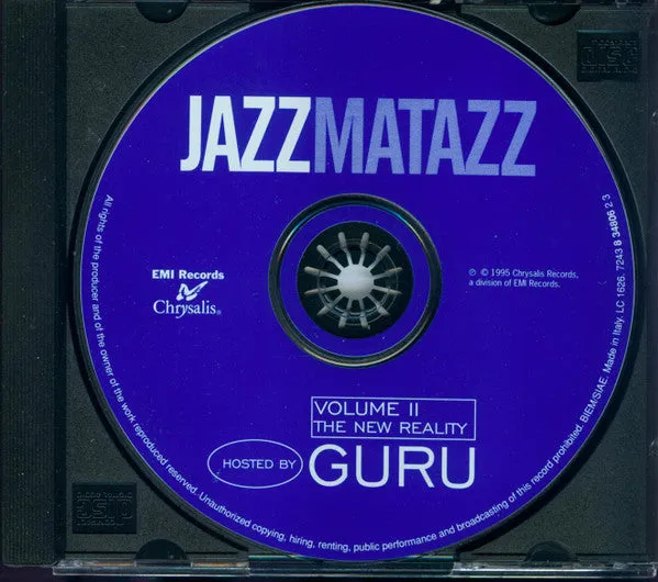 Guru Jazzmatazz Volume II CD album acid jazz