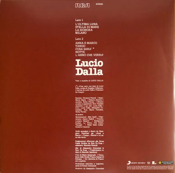 Lucio Dalla omonimo LP + CD ristampa LTD RM