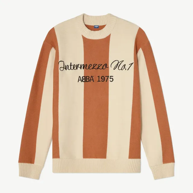 Polydor Intermezzo No1 maglione righe unisex ricamato