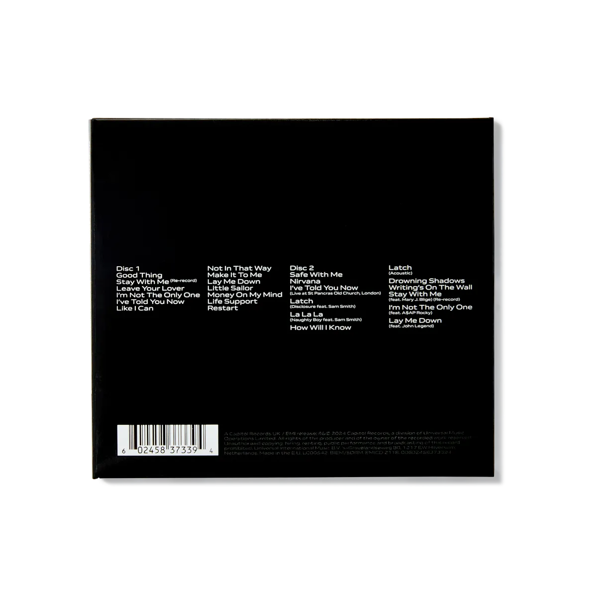 Sam Smith In The Lonely Hour 10th Anniversary 2CD mintpack
