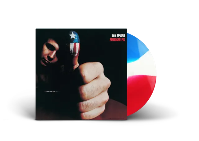 Don McLean American Pie LP vinile tricolore blu bianco rosso