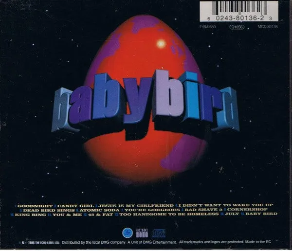 Babybird Ugly Beautiful CD album usato NM synth