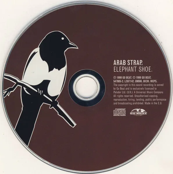 Arab Strap Elephant Shoe CD album indie rock NM