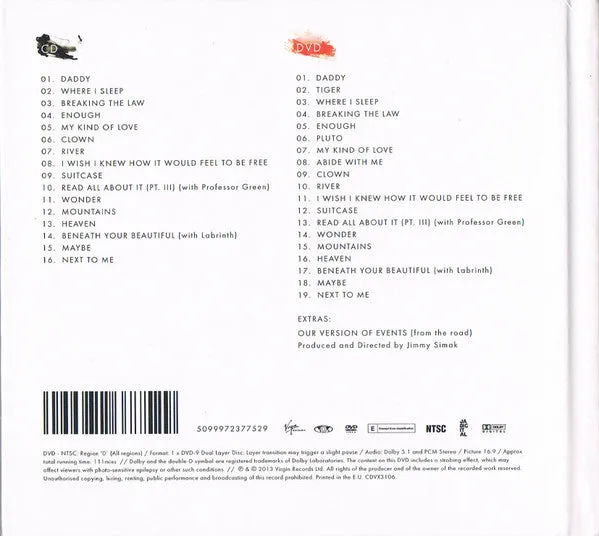 Emeli Sandé Live At The Royal Albert Hall CD+DVD live