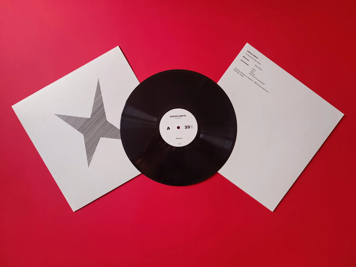 Black Sweat Records Klaus Wiese Sabiha Sabiya vinile LP drone