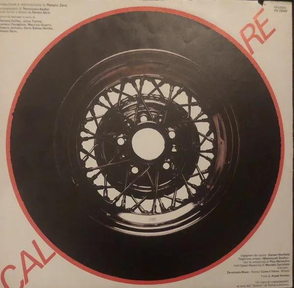 Renato Zero Calore LP vinile usato VG 1983