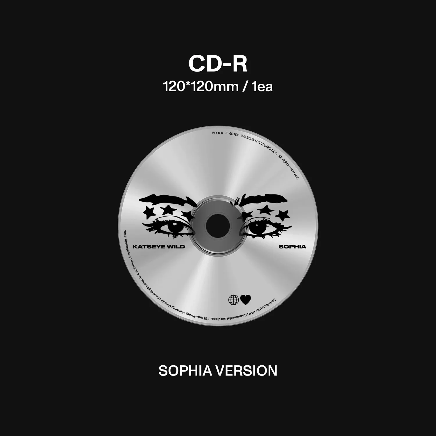 KATSEYE WILD Sophia ver. CD con photobook