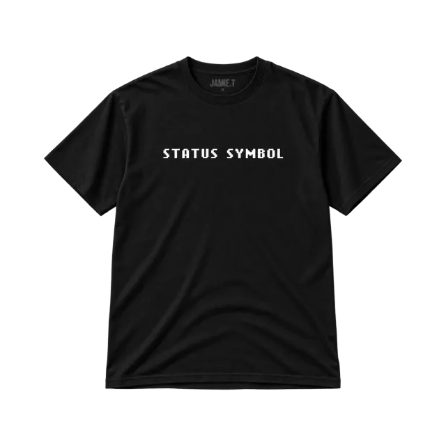 3310 Status Symbol T-Shirt maglietta nera cotone