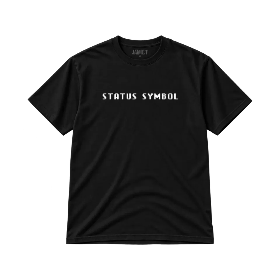 3310 Status Symbol T-Shirt maglietta nera cotone