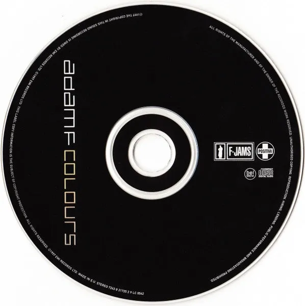Adam F Colours CD album drum n bass downtempo 1997