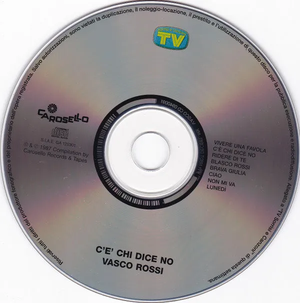 Vasco Rossi C'è Chi Dice No CD album ristampa