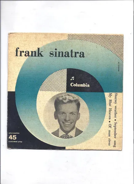 Frank Sinatra Stormy Weather vinile 7" EP Italia 1955 VG+