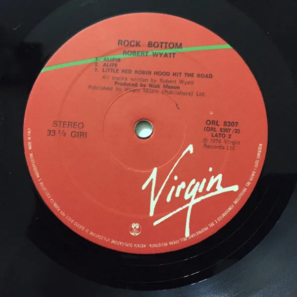 Robert Wyatt Rock Bottom LP ristampa VG+ jazz