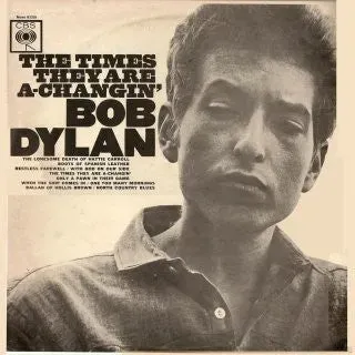 Bob Dylan The Times They Are A-Changin LP mono usato VG+
