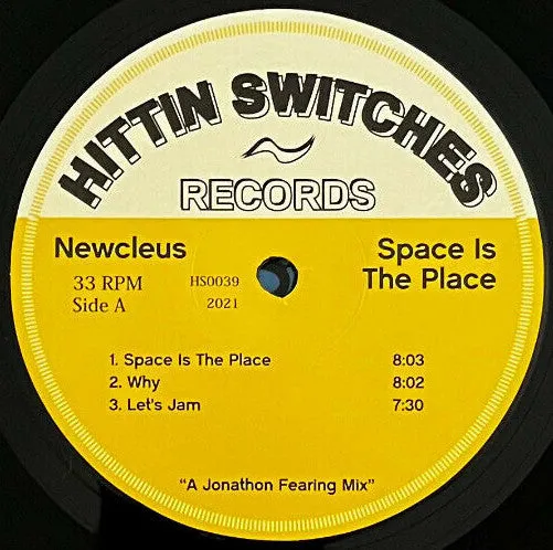 Newcleus Space Is The Place LP vinile ristampa