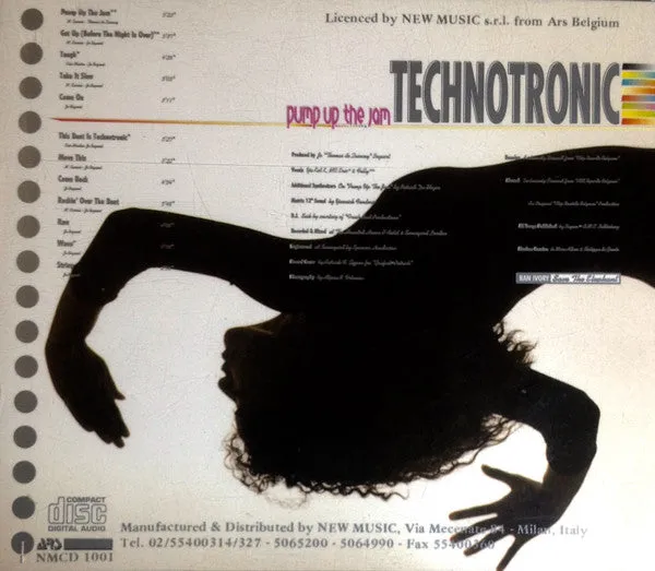 Technotronic Pump Up The Jam CD album house