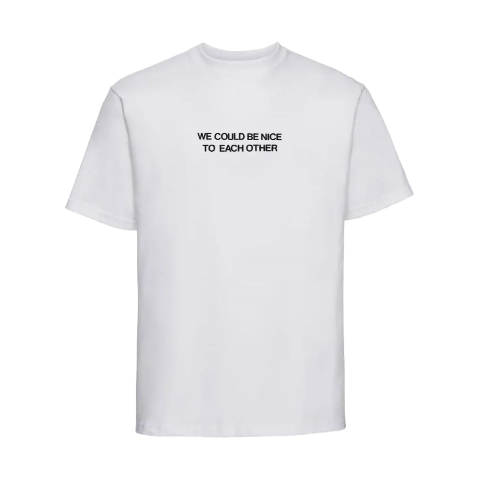 Polydor Records Nice To Each Other maglietta nera stampa