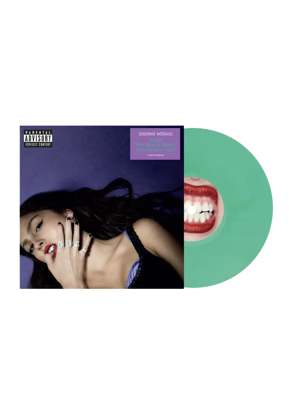 Olivia Rodrigo GUTS Vinile Verde Sky Green Traslucido