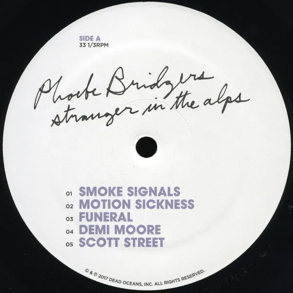 Phoebe Bridgers Stranger in the Alps LP vinile album indie 2017