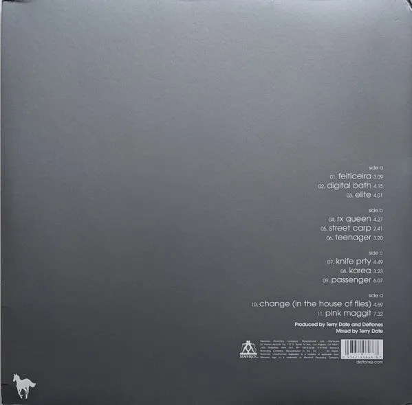 Deftones White Pony doppio vinile 2LP ristampa gatefold