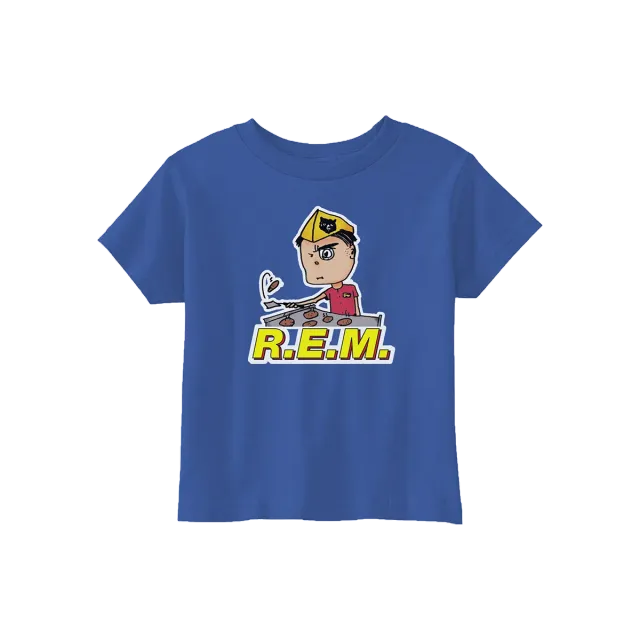 R.E.M. McJob maglietta bimbo blu royal 2T-5T