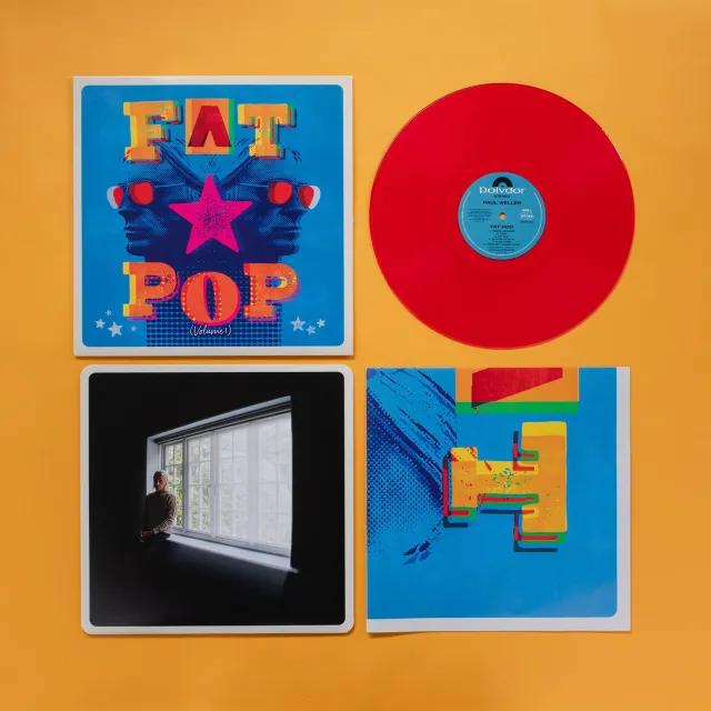 Paul Weller Fat Pop vinile LP rosso trasparente limitata