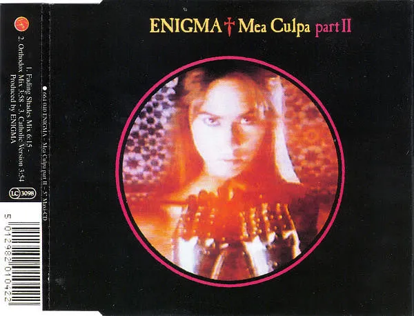 Enigma Mea Culpa Part II CD maxi 1991 synth-pop