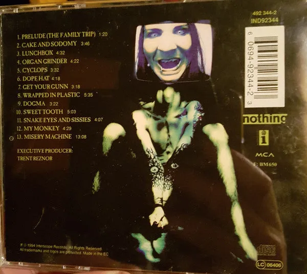 Marilyn Manson Portrait Of An American Family CD VG+ industrial