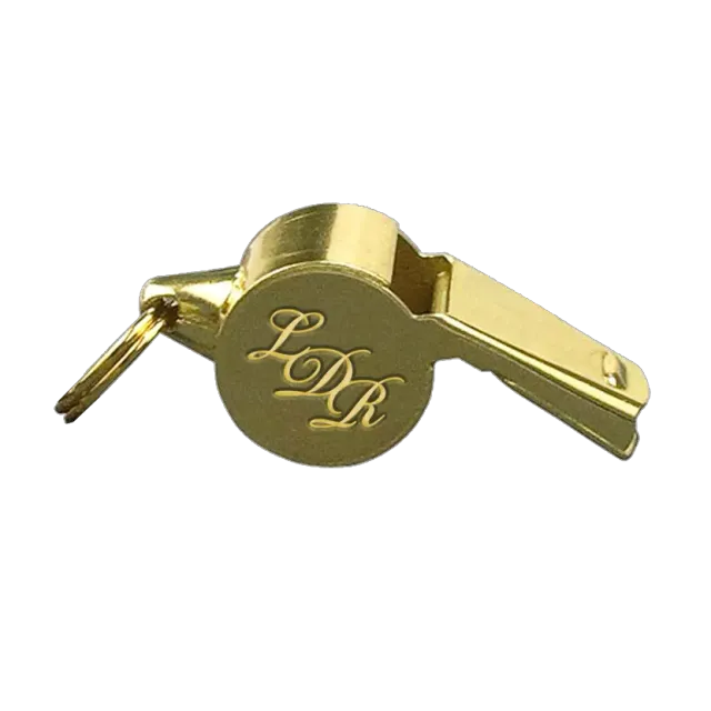 LDR Brass Whistle fischietto ottone inciso