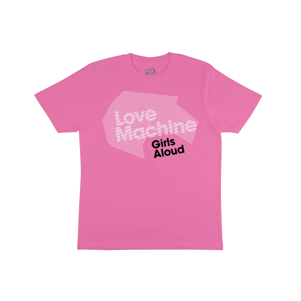 Girls Aloud Love Machine Artwork maglietta cotone 100%