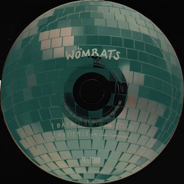 The Wombats Backfire At The Disco CD singolo indie